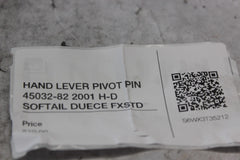HAND LEVER PIVOT PIN 45032-82 2001 H-D SOFTAIL DUECE FXSTD