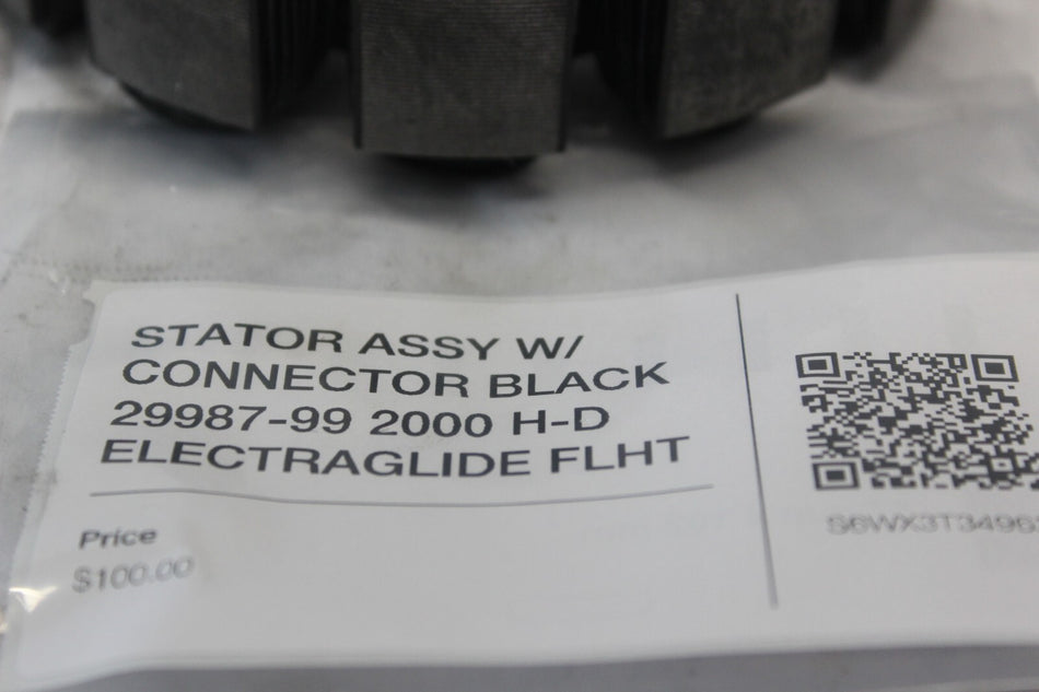 STATOR ASSY W/ CONNECTOR BLACK 29987-99 2000 H-D ELECTRAGLIDE FLHT