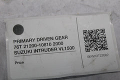 PRIMARY DRIVEN GEAR 76T 21200-10810 2000 SUZUKI INTRUDER VL1500