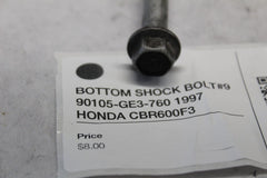 BOTTOM SHOCK BOLT#9 90105-GE3-760 1997 HONDA CBR600F3