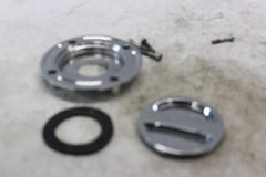 AFTERMARKET CHROME TWIST GAS CAP ASSY W/ BOLTS 2002 SUZUKI HAYABUSA GSX1300R