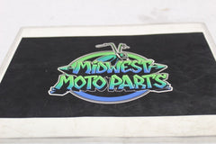 66619-97 LEFT SIDE COVER HARLEY DAVIDSON 66250-97 VIVID BLACK RED TAN PINSTRIPE