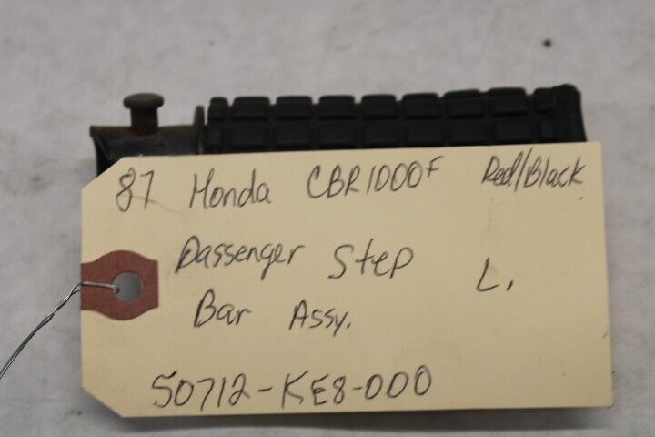 Passenger Step Bar Left 50712-KE8-000 1987 Honda CBR1000F Hurricane