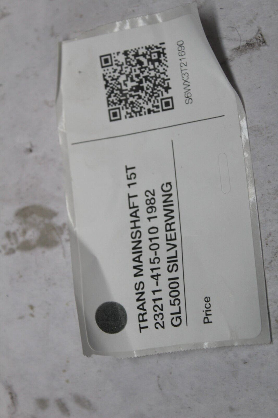 TRANS MAINSHAFT 15T 23211-415-010 1982 GL500I SILVERWING