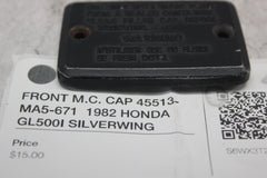 FRONT M.C. CAP 45513-MA5-671  1982 HONDA GL500I SILVERWING