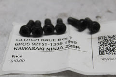 CLUTCH RACE BOLT 6PCS 92151-1335 1999 KAWASAKI NINJA ZX9R