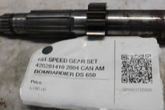 1ST SPEED GEAR SET 420281410 2004 CAN AM BOMBARDIER DS 650