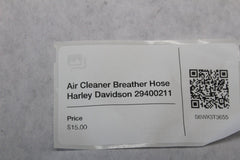 Air Cleaner Breather Hose Harley Davidson 29400211