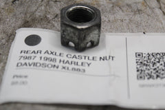 REAR AXLE CASTLE NUT 7987 1998 HARLEY DAVIDSON XL883