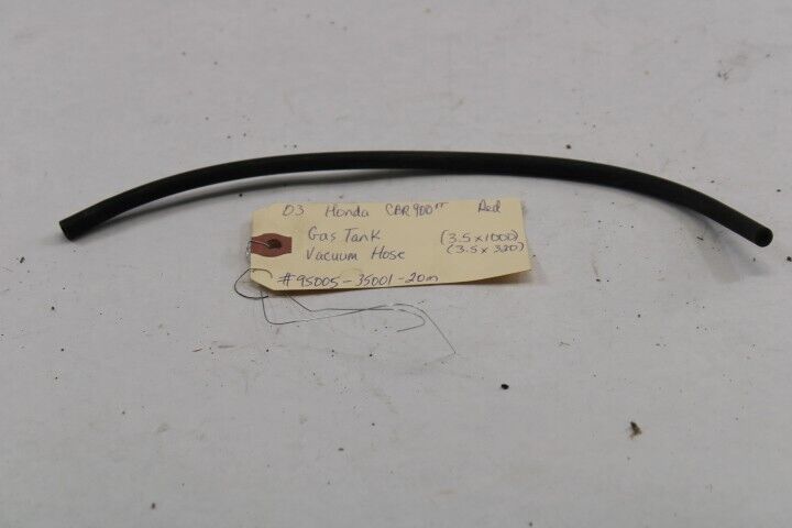 OEM Honda Motorcycle Gas Tank Vacuum Hose 95005-2003 CBR900RR