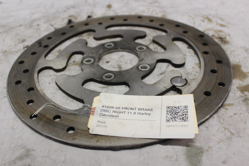 41808-08 FRONT BRAKE DISC RIGHT 11.8 Harley Davidson