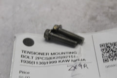 TENSIONER MOUNTING BOLT 2PCS (6X25) 92151-1930 (1130) 1999 KAW NINJA ZX9R