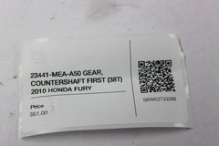 23441-MEA-A50 GEAR, COUNTERSHAFT FIRST (38T) 2010 HONDA FURY VT1300CX