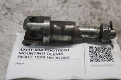 42441-90A FOOTREST MOUNTING CLEVIS RIGHT 1998 HD XL883