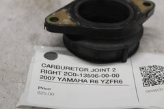 CARBURETOR JOINT 2 RIGHT 2C0-13596-00-00 2007 YAMAHA R6 YZFR6