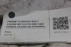 FRAME FLANGED BOLT 12X308 90110-415-000 1982 HONDA GL500I SILVERWING