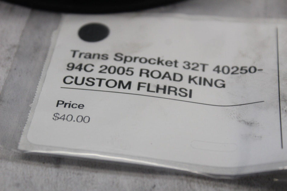 Trans Sprocket 32T 40250-94C 2005 ROAD KING CUSTOM FLHRSI