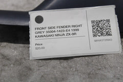 FRONT SIDE FENDER RIGHT GREY 35004-1423-E4 1999 KAWASAKI NINJA ZX-9R