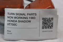 TURN SIGNAL PARTS NON WORKING 1983 HONDA SHADOW VT750C