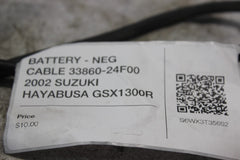 BATTERY - NEG CABLE 33860-24F00 2002 SUZUKI HAYABUSA GSX1300R