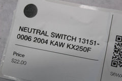 NEUTRAL SWITCH 13151-0006 2004 KAW KX250F