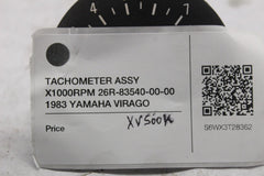 TACHOMETER ASSY X1000RPM 26R-83540-00-00  1983 YAMAHA VIRAGO XV500K