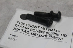 4132 FRONT MC HALF-CLAMP SCREW (2)2005 HD SOFTAIL DELUXE FLSTNI