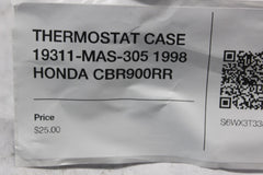 THERMOSTAT CASE 19311-MAS-305 1998 HONDA CBR900RR