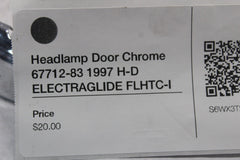 Headlamp Door Chrome 67712-83 1997 H-D ELECTRAGLIDE FLHTC-I