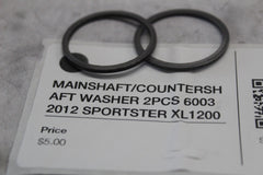 MAINSHAFT/COUNTERSHAFT WASHER 2PCS 6003 2012 SPORTSTER XL1200