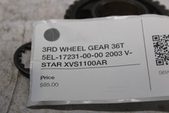 3RD WHEEL GEAR 36T 5EL-17231-00-00 2003 V-STAR XVS1100AR