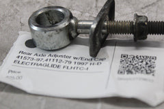 Rear Axle Adjuster w/End Cap 41573-97,41112-79 1997 H-D ELECTRAGLIDE FLHTC-I