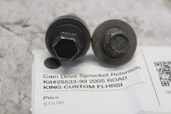 Cam Drive Sprocket Retention Kit #25533-99 2005 ROAD KING CUSTOM FLHRSI