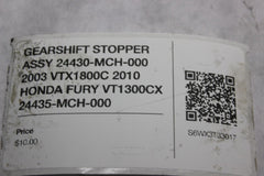 GEARSHIFT STOPPER ASSY 24430-MCH-000 2003 VTX1800C 2010 HONDA FURY VT1300CX 2443