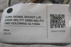 TURN SIGNAL SOCKET L/R 33405-463-771 33455-463-771 1982 GOLDWING GL1100A