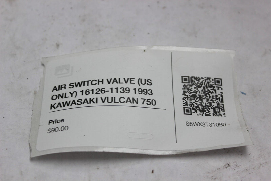 AIR SWITCH VALVE (US ONLY) 16126-1139 1993 KAWASAKI VULCAN 750