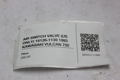 AIR SWITCH VALVE (US ONLY) 16126-1139 1993 KAWASAKI VULCAN 750