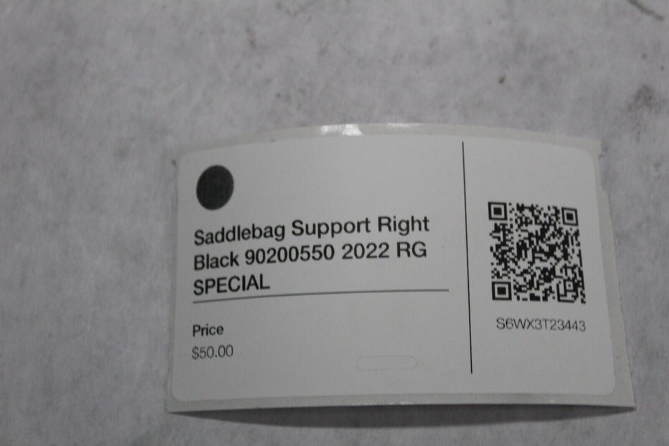 Saddlebag Support Right Black 90200550 HARLEY DAVIDSON