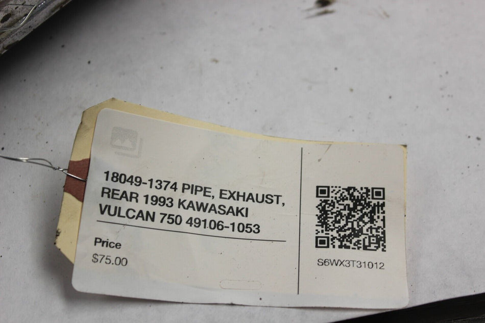 18049-1374 PIPE, EXHAUST, REAR 1993 KAWASAKI VULCAN 750 49106-1053