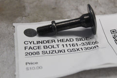 CYLINDER HEAD SIDE-FACE BOLT 11161-33E00 2008 SUZUKI GSX1300R