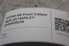 44160-00 Front Caliper Bolt (2) HARLEY DAVIDSON