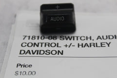 71810-08 SWITCH, AUDIO CONTROL +/- HARLEY DAVIDSON