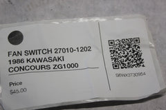 FAN SWITCH 27010-1202 1986 KAWASAKI CONCOURS ZG1000