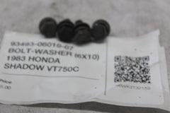 93493-06010-07 BOLT-WASHER (6X10) 1983 HONDA SHADOW VT750C