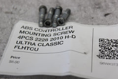 ABS CONTROLLER MOUNTING SCREW 4PCS 2228 2010 H-D ULTRA CLASSIC FLHTCU