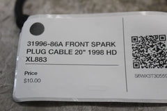 31996-86A FRONT SPARK PLUG CABLE 20" 1998 HD XL883