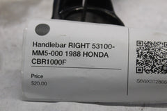 Handlebar RIGHT 53100-MM5-000 1988 HONDA CBR1000F