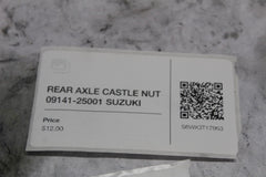 REAR AXLE CASTLE NUT 09141-25001 SUZUKI