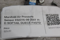 Manifold Air Pressure Sensor #32316-99 2001 H-D SOFTAIL DUECE FXSTD
