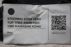 STEERING STEM HEAD TOP TREE 44039-1023 1980 KAWASAKI KZ440